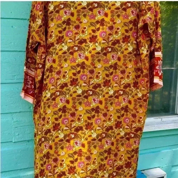 Loft Floral Kimono Women's Size XS/S - Picture 3 of 4